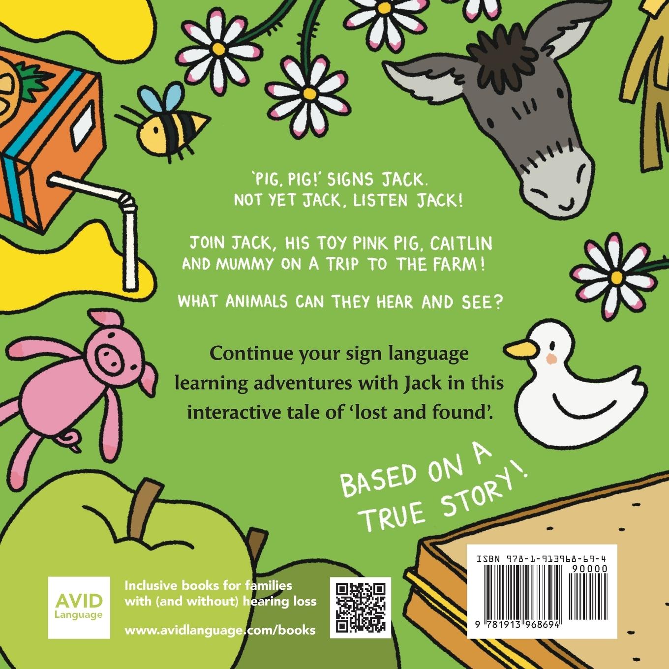 Rückseitencover Jack Signs FARM ANIMALS!