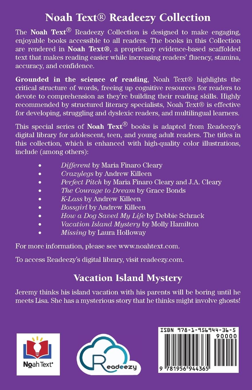 Rückseitencover Vacation Island Mystery