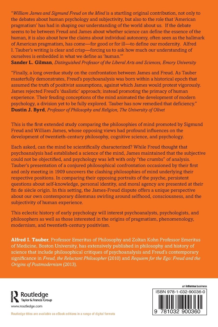 Rückseitencover William James and Sigmund Freud on the Mind