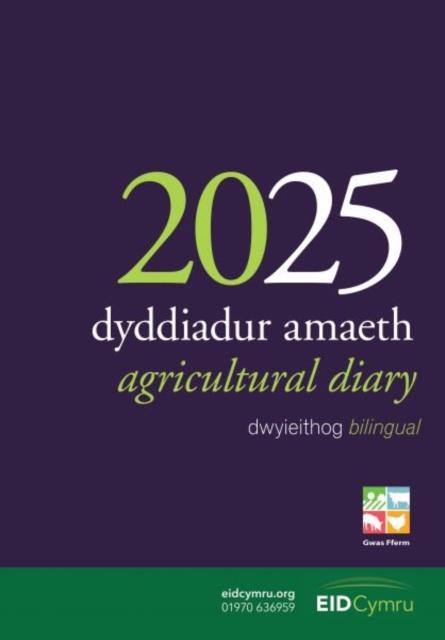 Vorderes Coverbild Dyddiadur Amaeth 2025 Agricultural Diary
