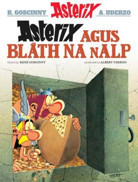 Vorderes Coverbild Asterix agus Blath na nAlp (Asterix i nGaeilge / Asterix in Irish)
