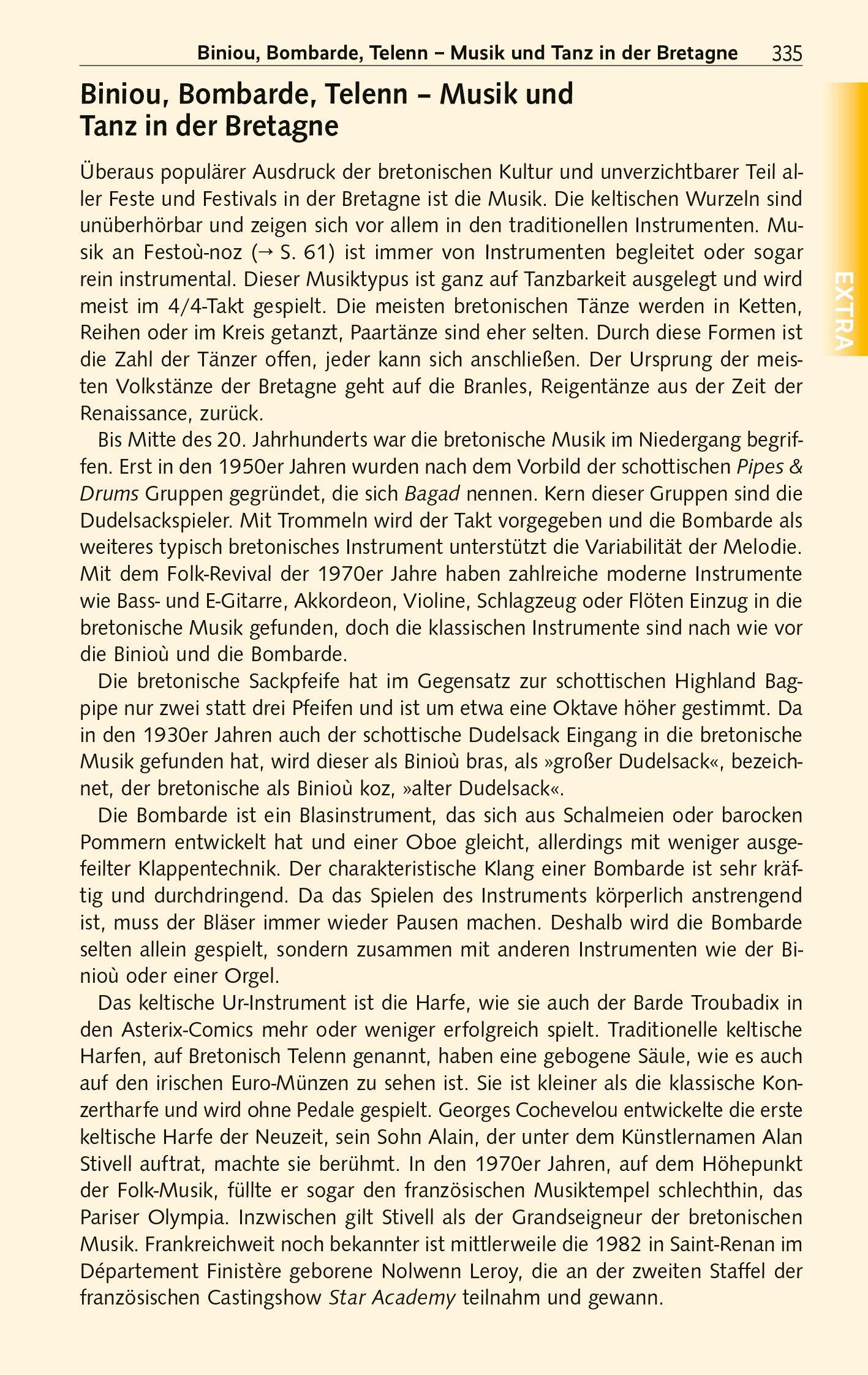 Beispielinhalt (Bild) TRESCHER Reiseführer Bretagne