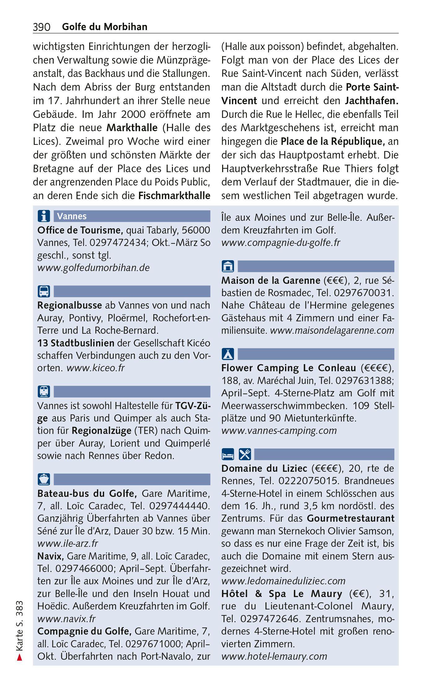 Beispielinhalt (Bild) TRESCHER Reiseführer Bretagne