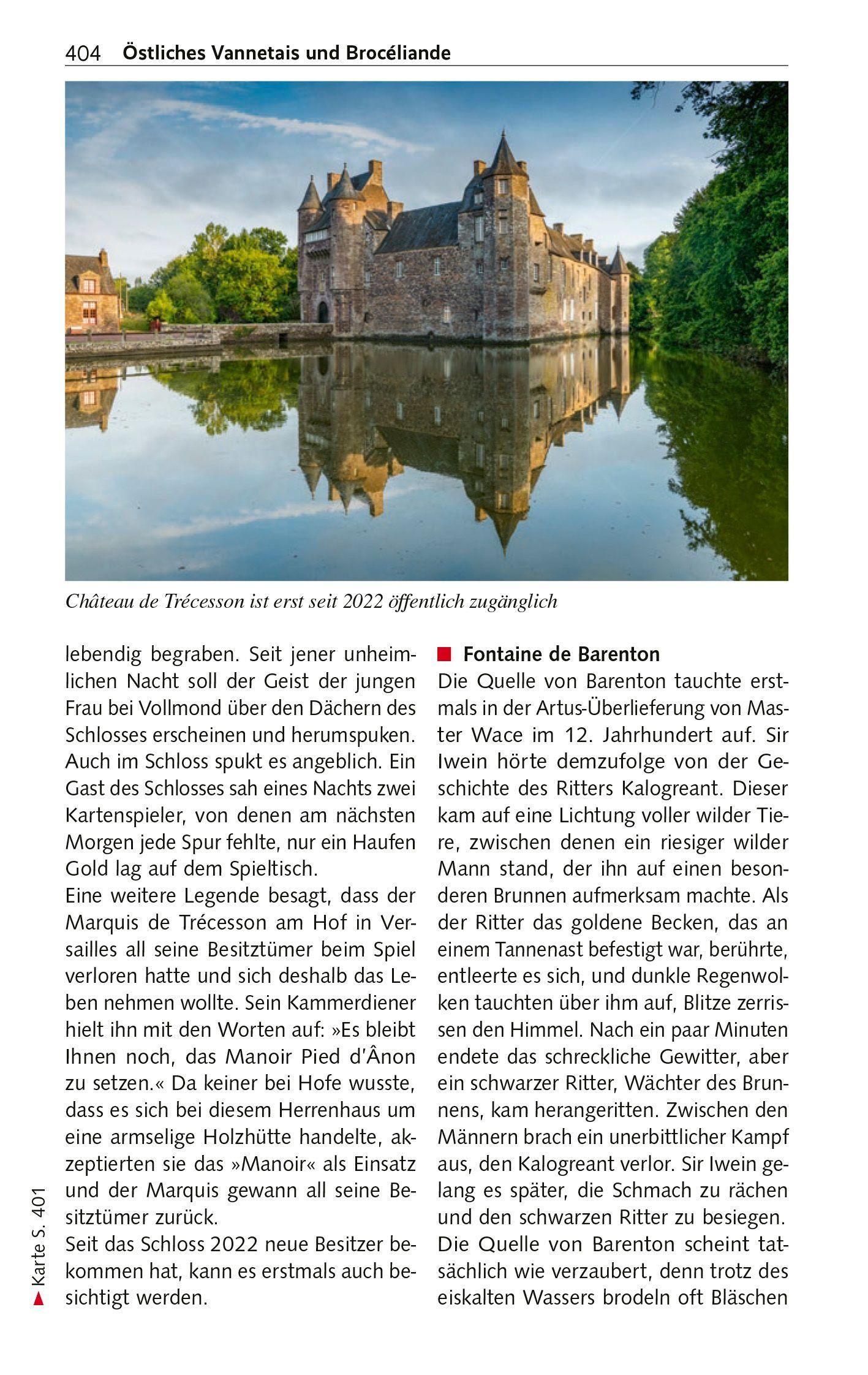 Beispielinhalt (Bild) TRESCHER Reiseführer Bretagne