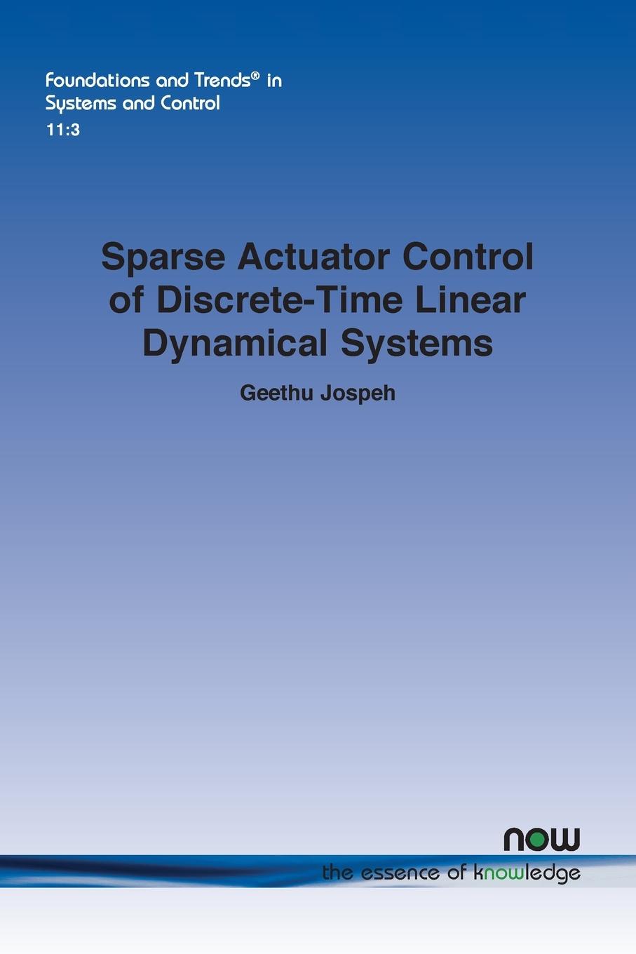 Vorderes Coverbild Sparse Actuator Control of Discrete-Time Linear Dynamical Systems
