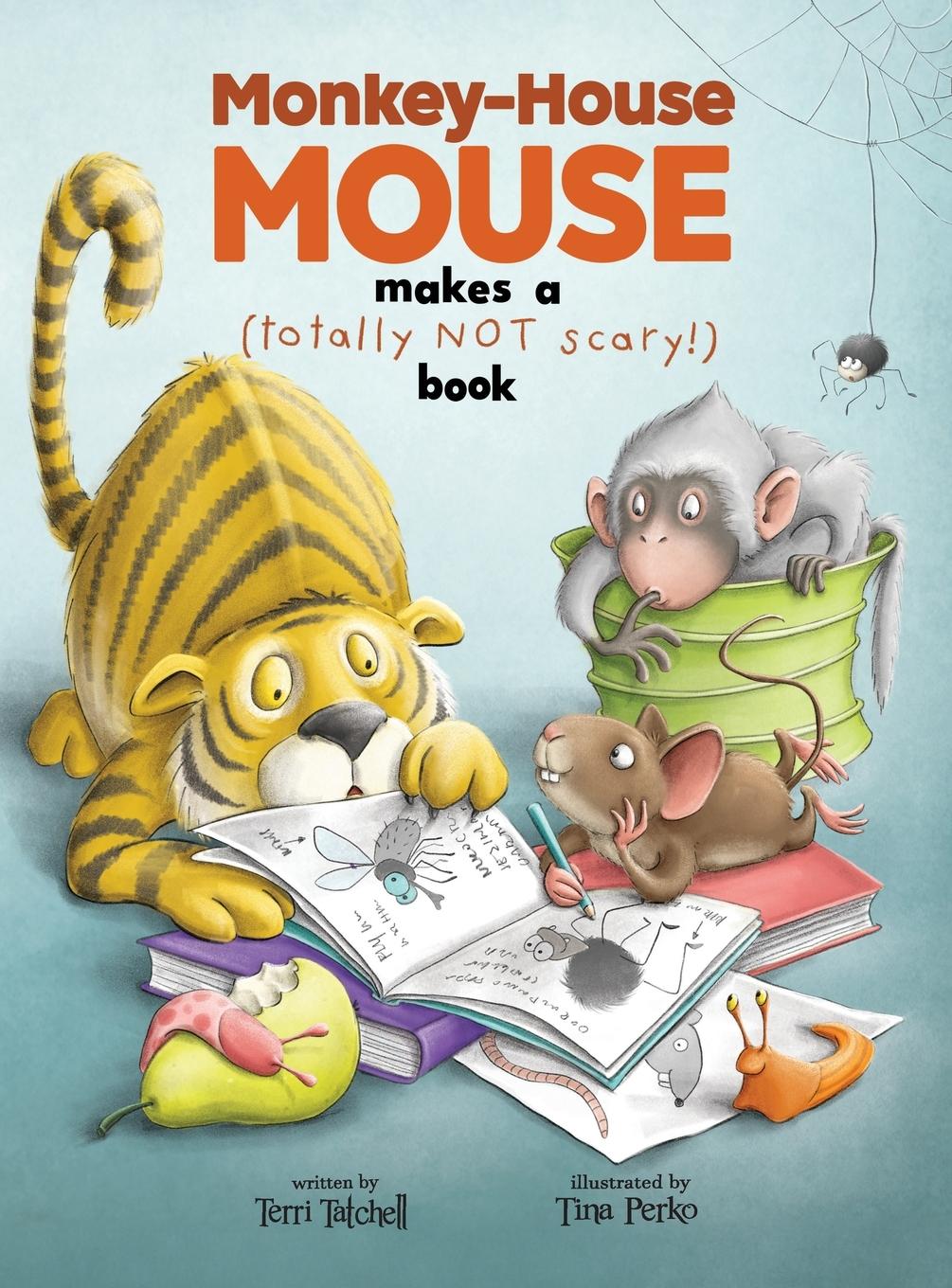 Vorderes Coverbild Monkey-House Mouse makes a (totally NOT scary) book
