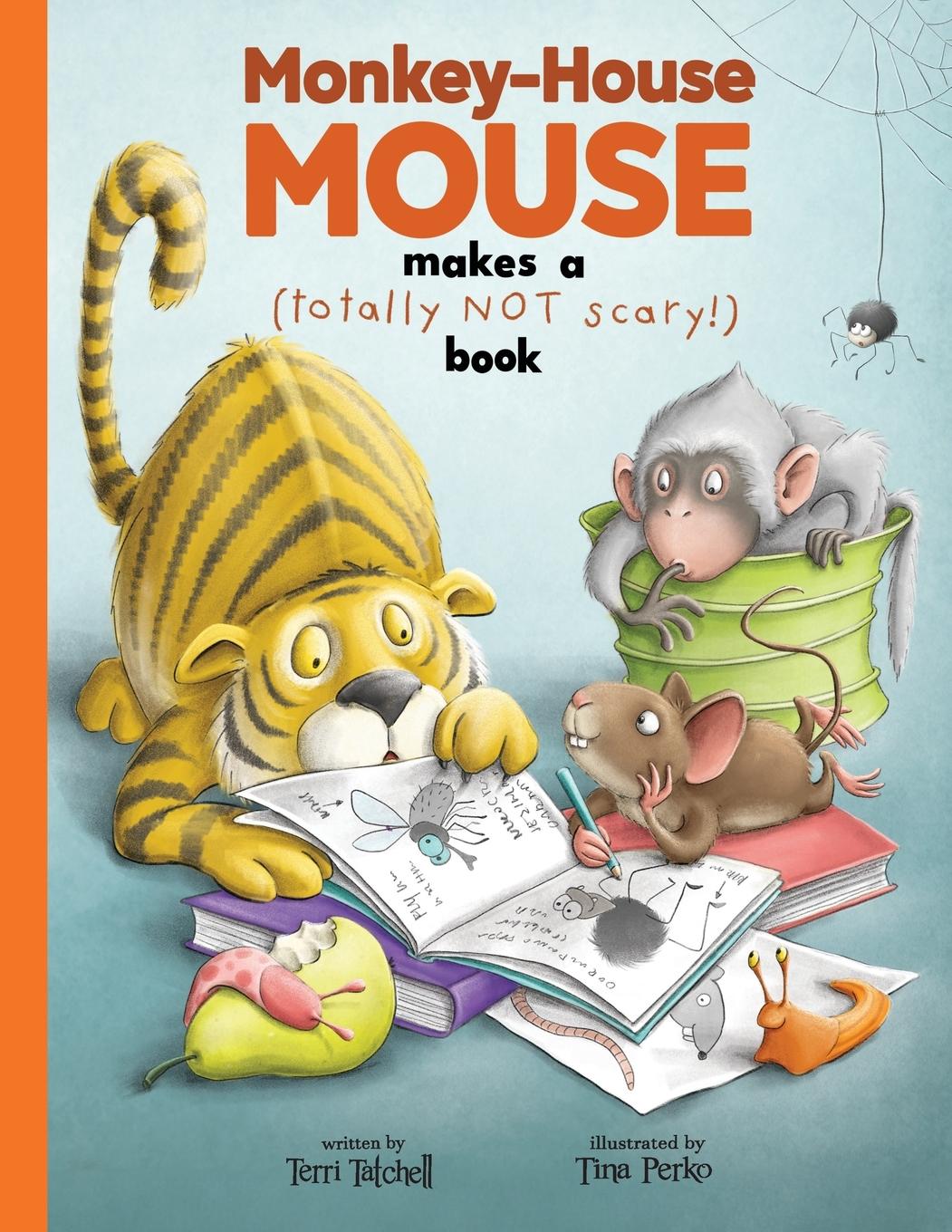 Vorderes Coverbild Monkey-House Mouse makes a (totally NOT scary) book