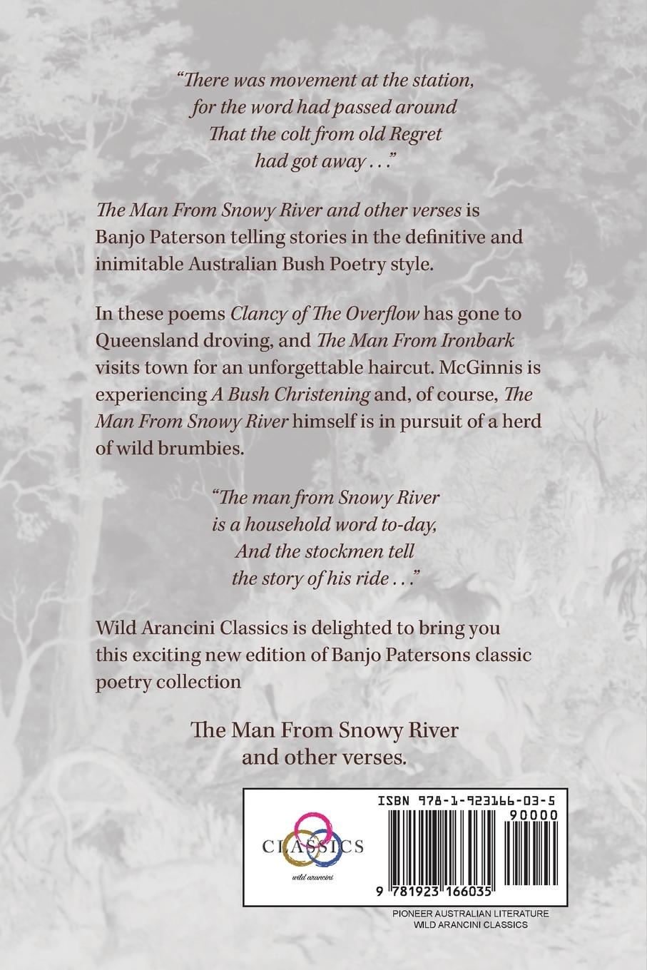 Rückseitencover The Man From Snowy River and other verses