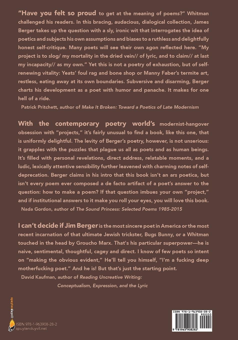 Rückseitencover The Meaning of Poems