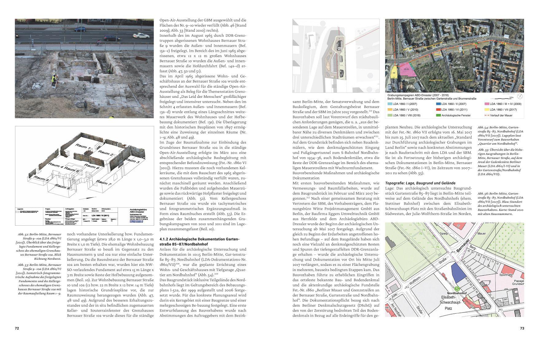 Beispielinhalt (Bild) Die Berliner Mauer(1961-1989) - Grenzanlagen und Fluchttunnel