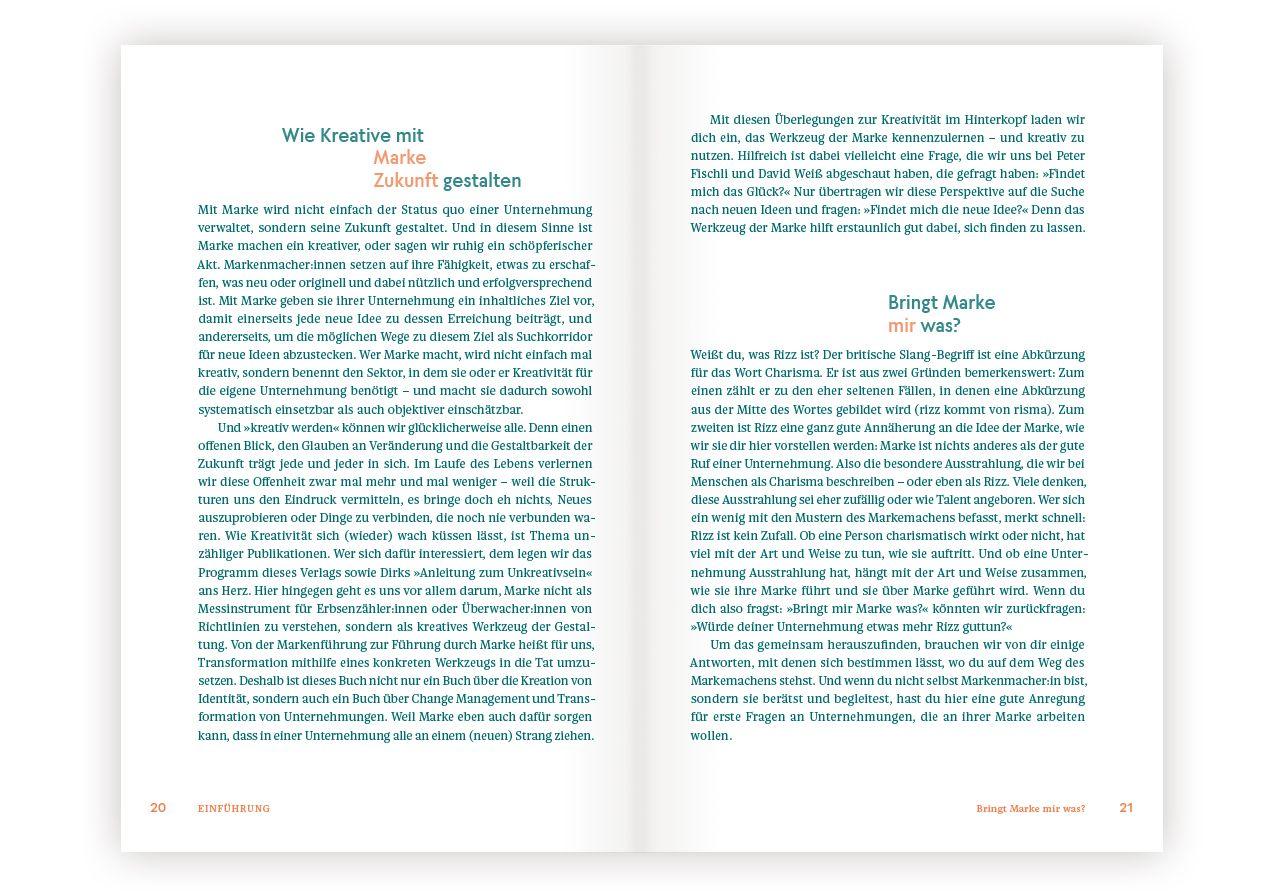 Beispielinhalt (Bild) Macht Marke