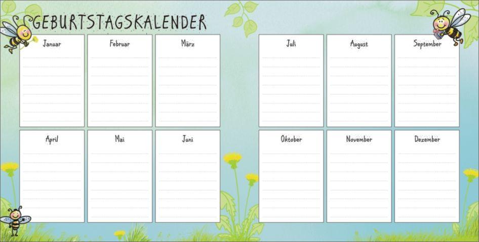 Beispielinhalt (Bild) Mein Kindergarten Freunde-Album - Mit Goldfolienprägung auf dem Umschlag!