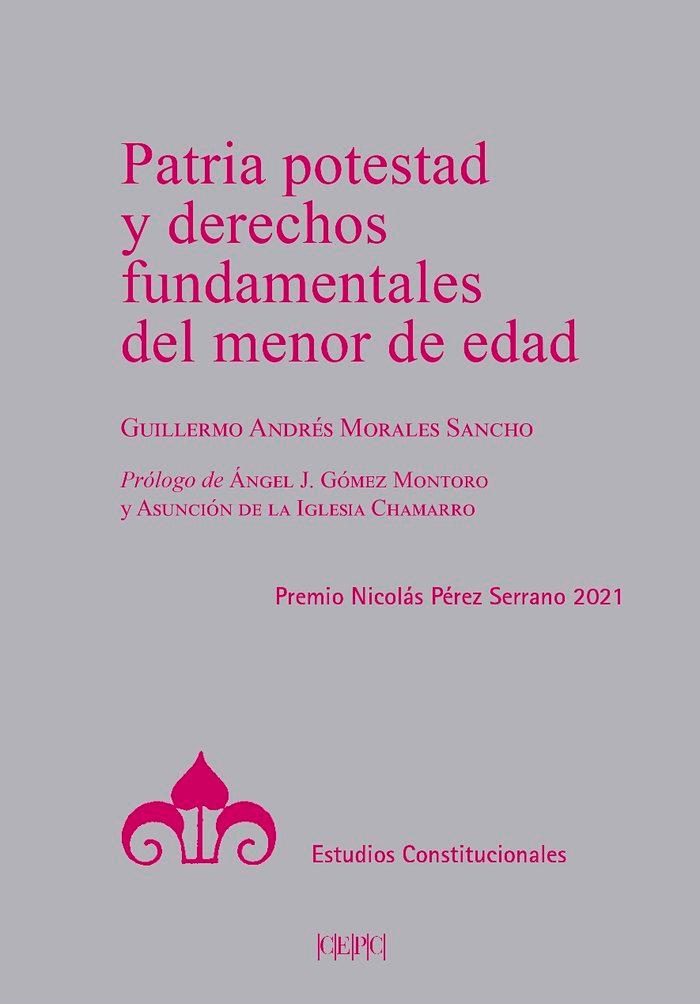 Vorderes Coverbild Patria potestad y derechos fundamentales del menor de edad