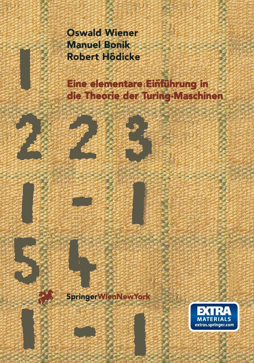 Vorderes Coverbild Eine elementare Einführung in die Theorie der Turing-Maschinen
