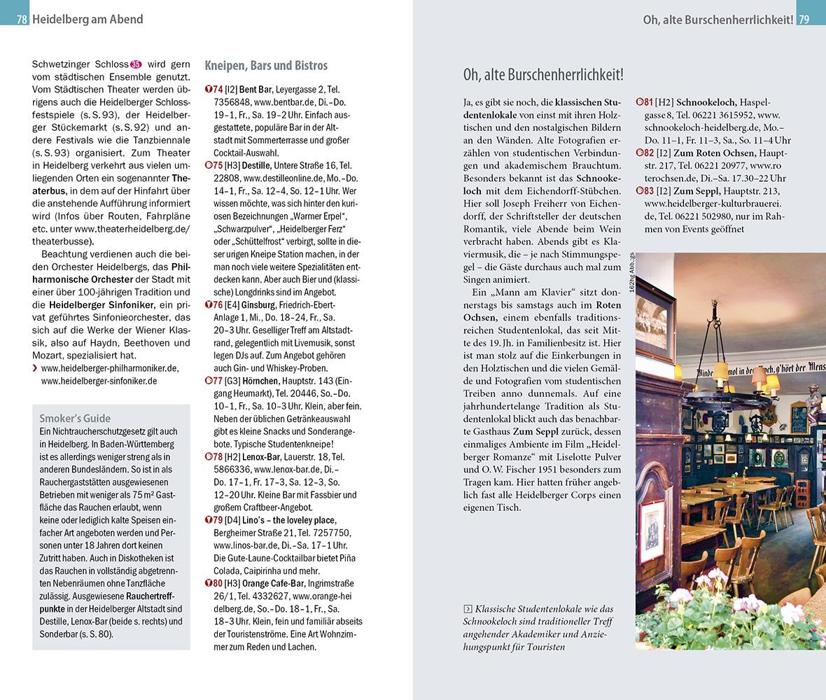 Beispielinhalt (Bild) Reise Know-How CityTrip Heidelberg