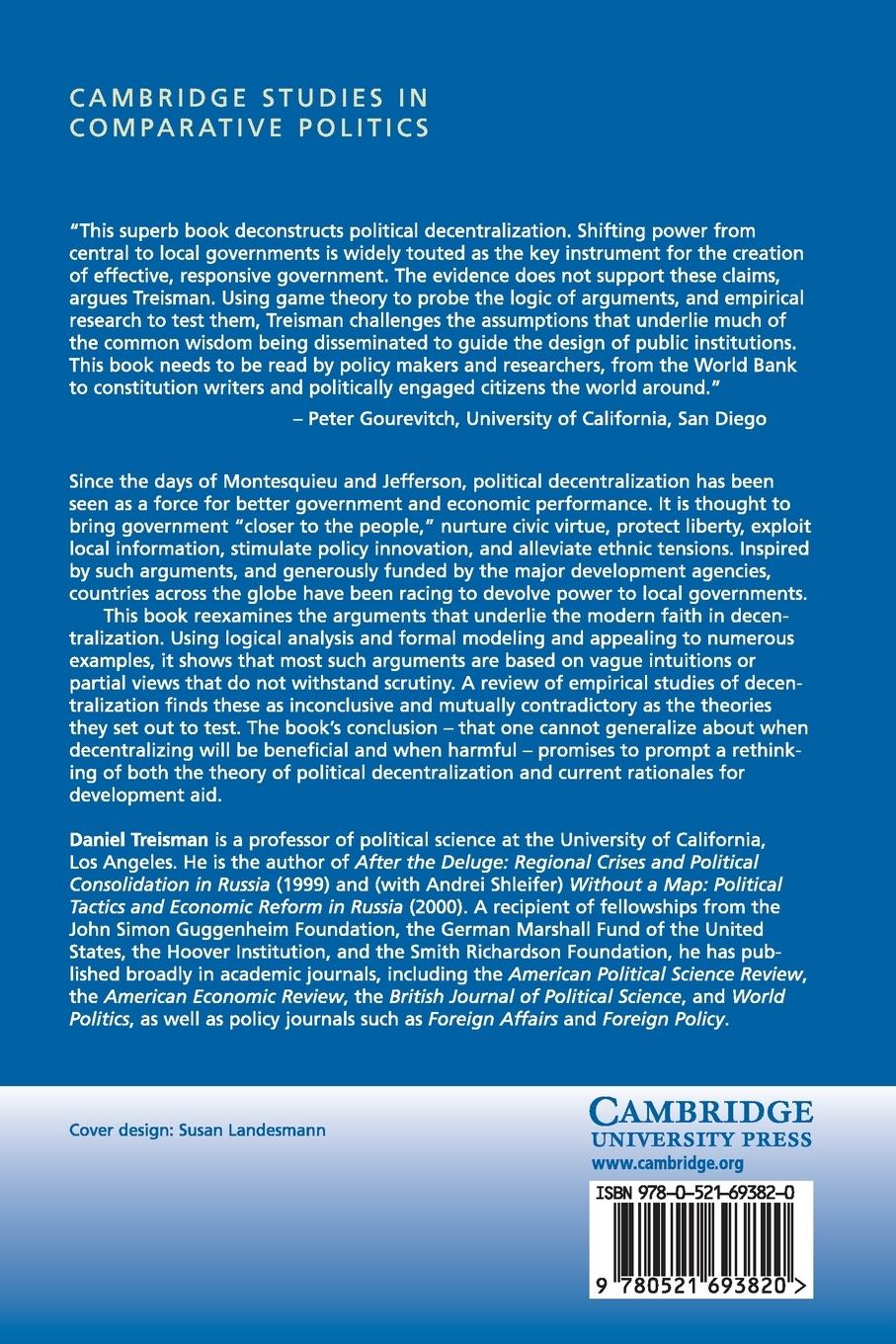 Rückseitencover The Architecture of Government