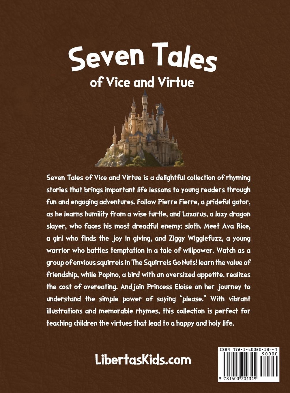 Rückseitencover Seven Tales of Vice and Virtue