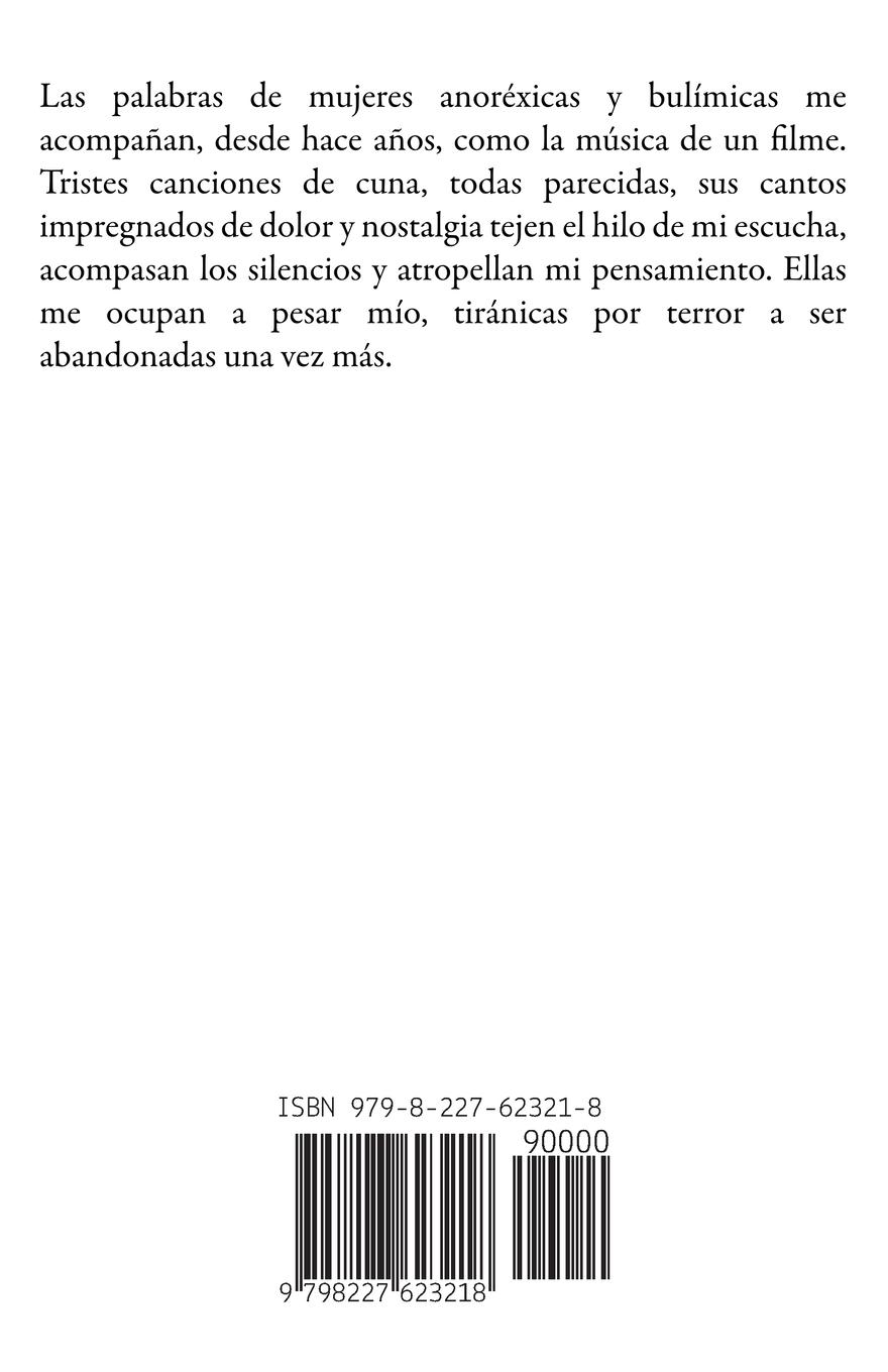 Rückseitencover Orígenes prenatales de la anorexia y la bulimia. Las funámbulas del olvido