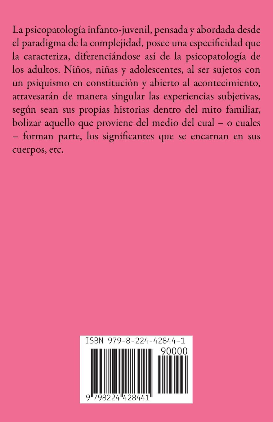 Rückseitencover Palabras silenciadas, palabras ausentes. Relatos singulares. Sufrimientos que toman y hacen (al) cuerpo en la clínica infanto-juvenil
