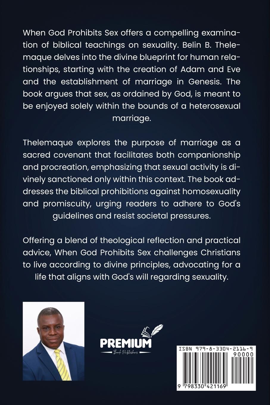 Rückseitencover When God Prohibits SEX