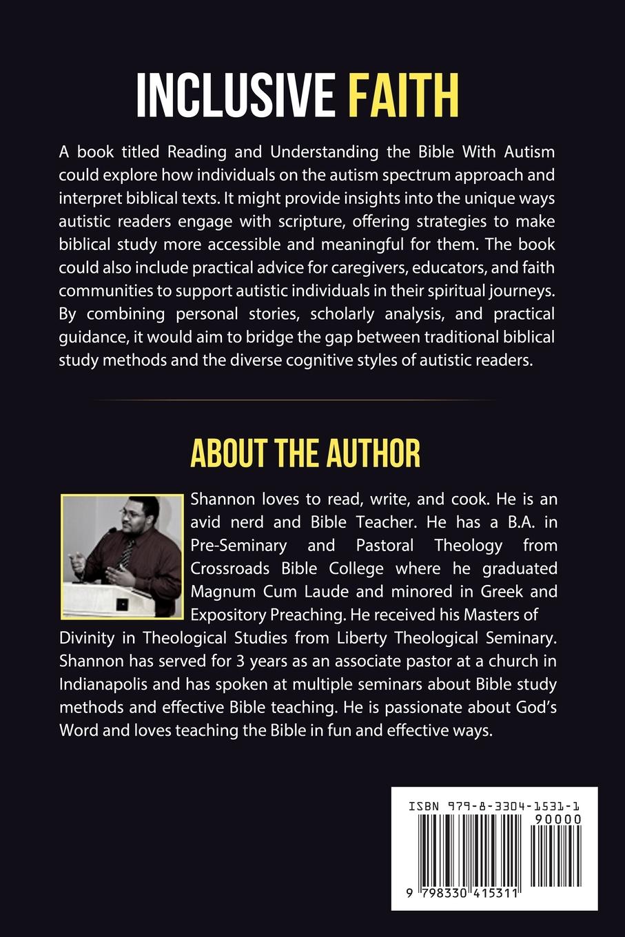 Rückseitencover Inclusive Faith