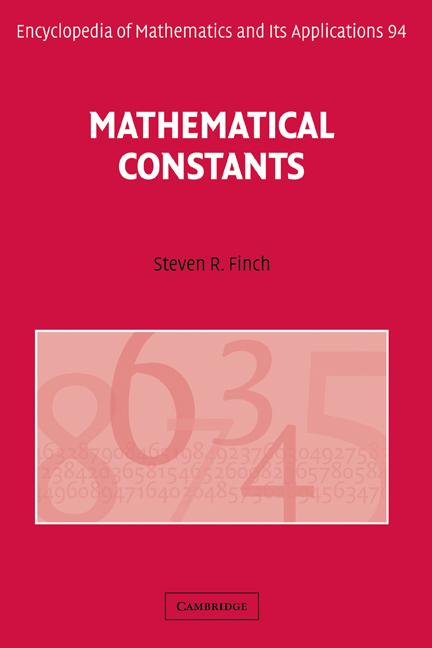 Vorderes Coverbild Mathematical Constants