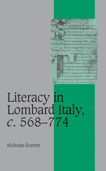 Vorderes Coverbild Literacy in Lombard Italy, C.568 774