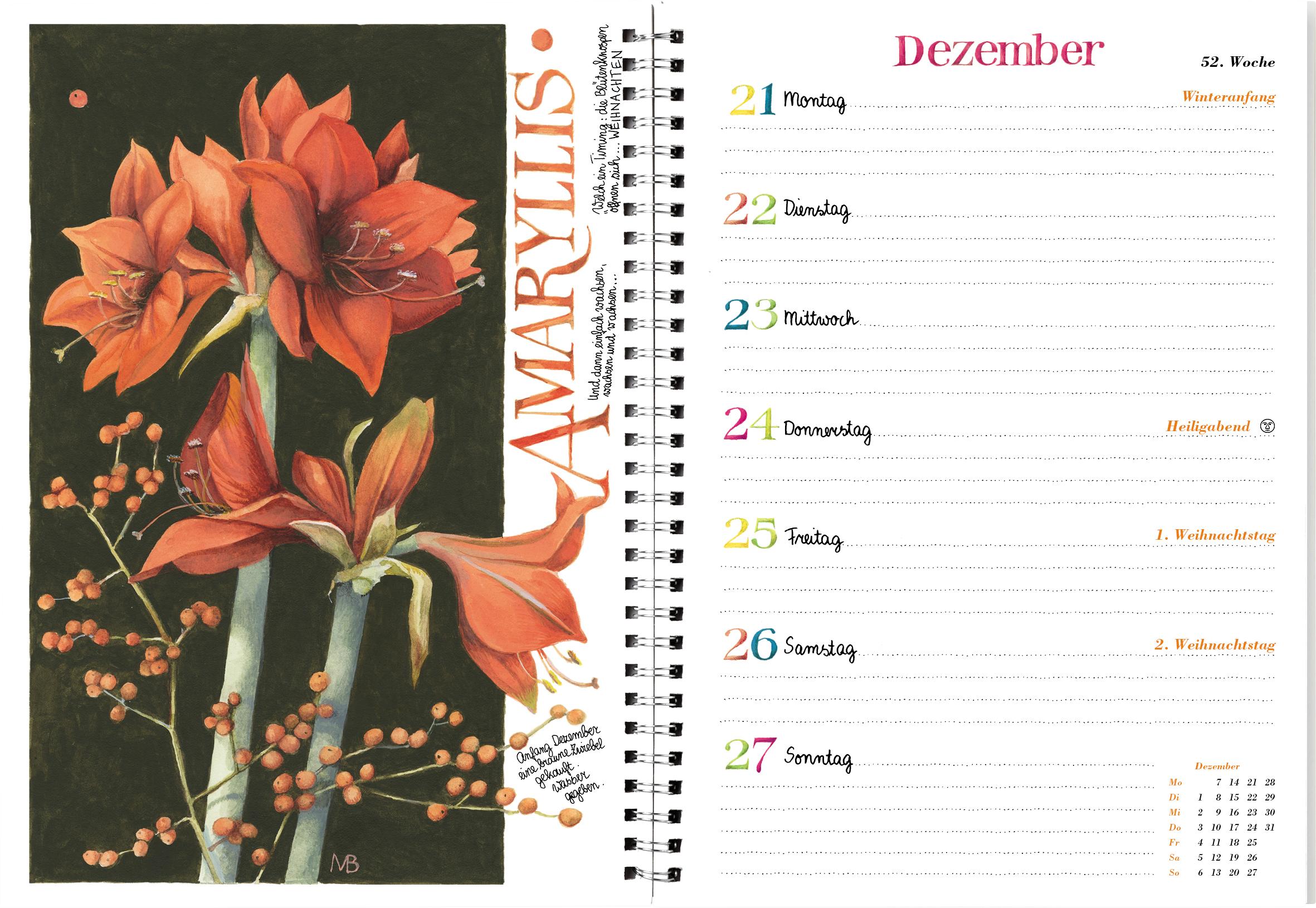 Beispielinhalt (Bild) Naturkalender 2026