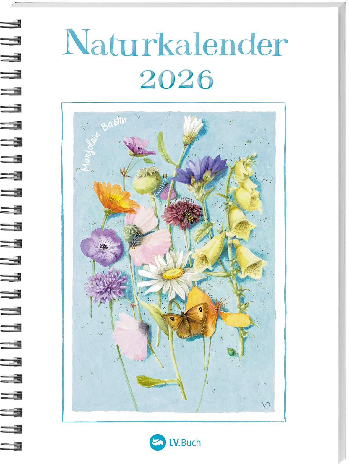 Vorderes Coverbild Naturkalender 2026