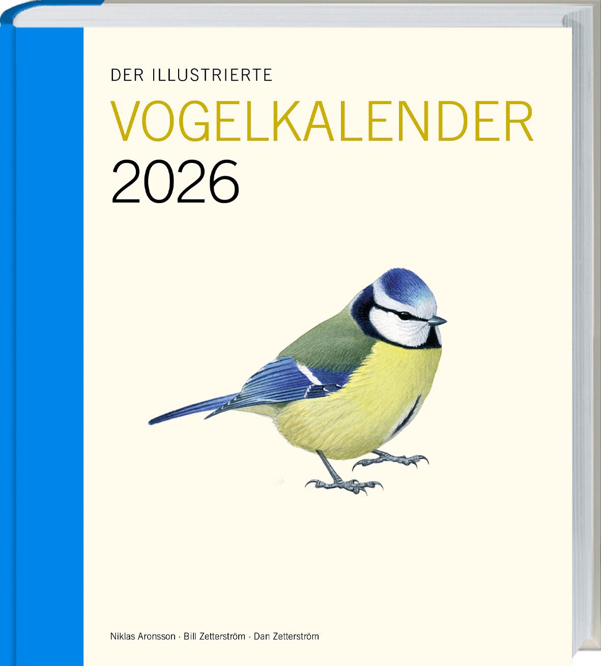 Vorderes Coverbild Der illustrierte Vogelkalender 2026