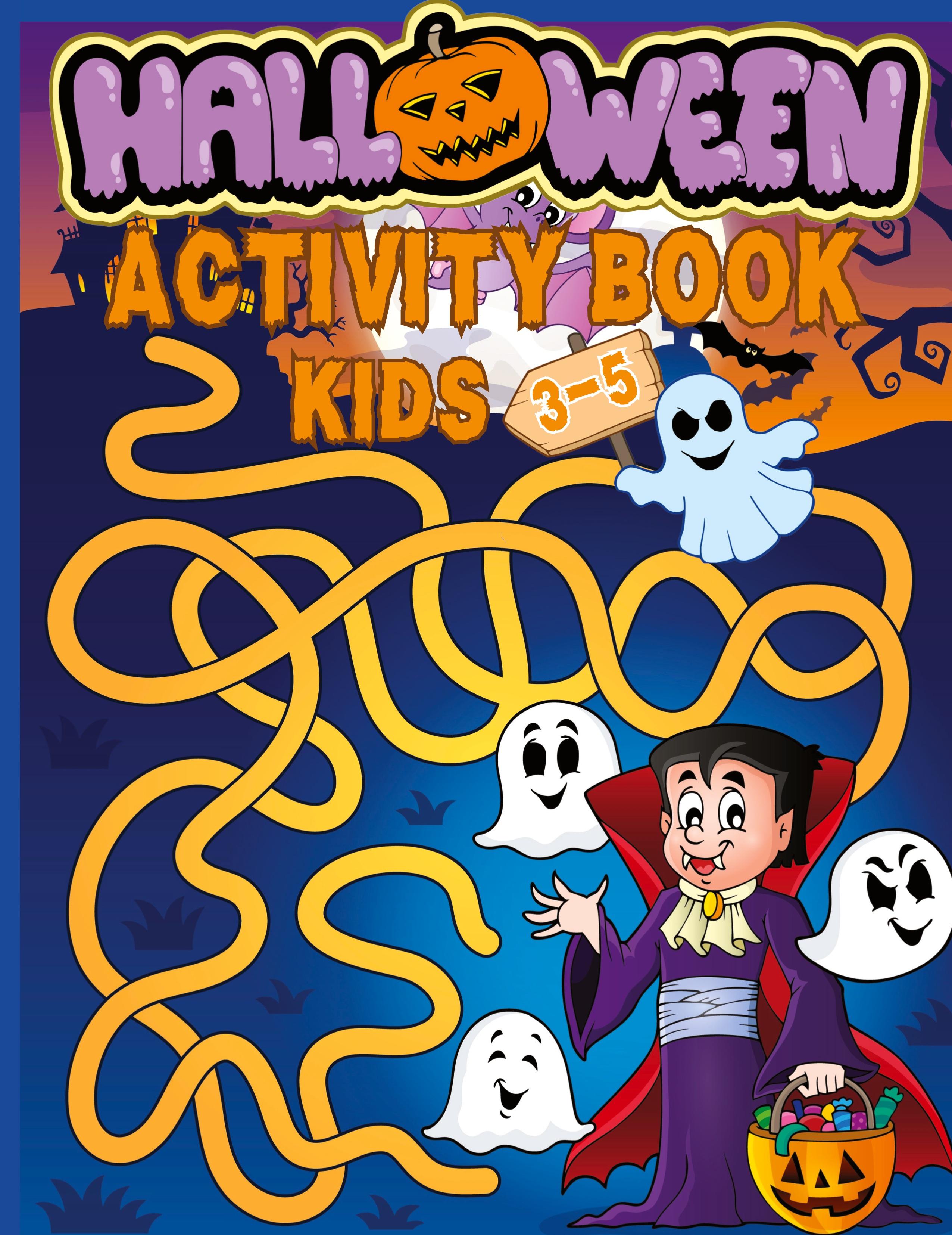 Vorderes Coverbild Halloween Activity Book for Kids Ages 3-5