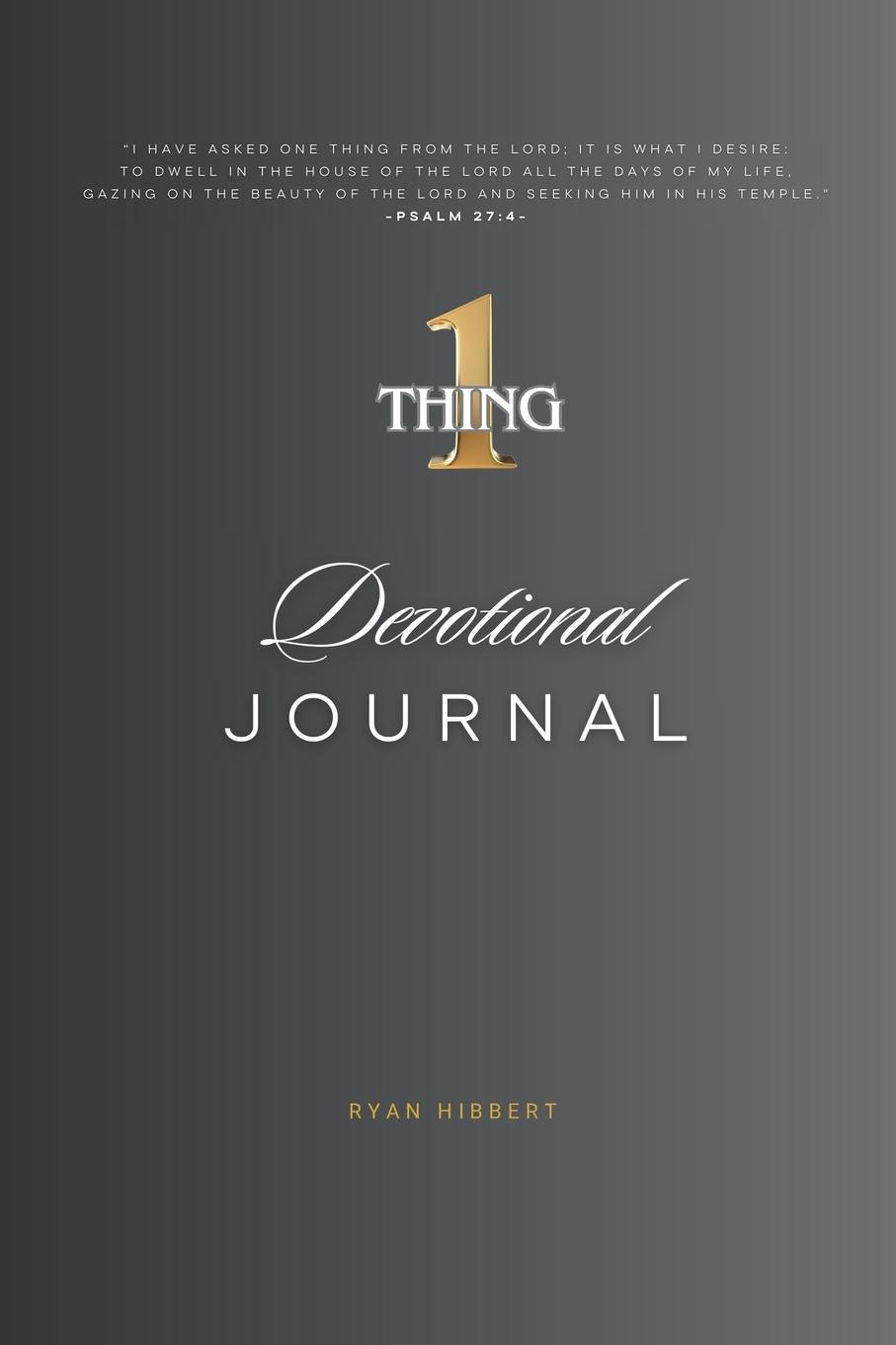 Vorderes Coverbild One Thing Devotional Journal