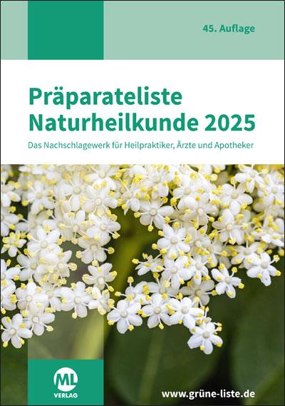 Vorderes Coverbild Präparateliste der Naturheilkunde 2025
