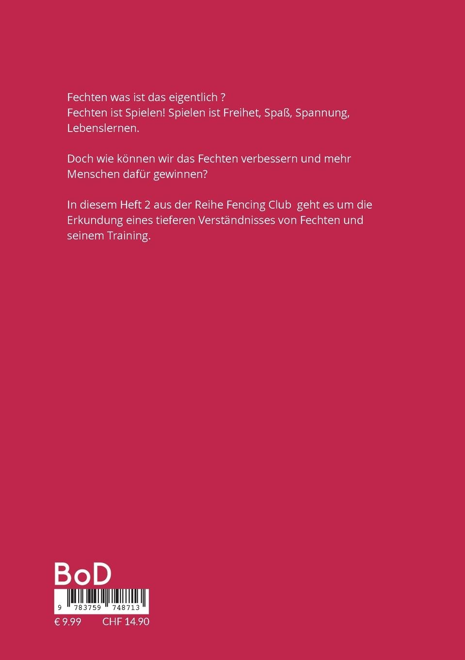 Rückseitencover Fencing Club - Heft 2