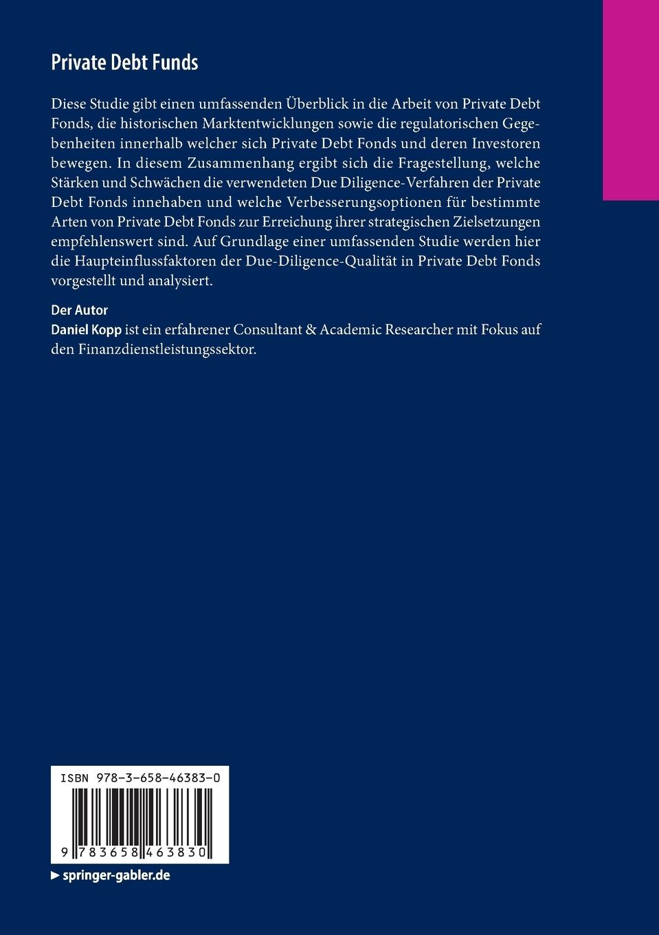 Rückseitencover Private Debt Funds