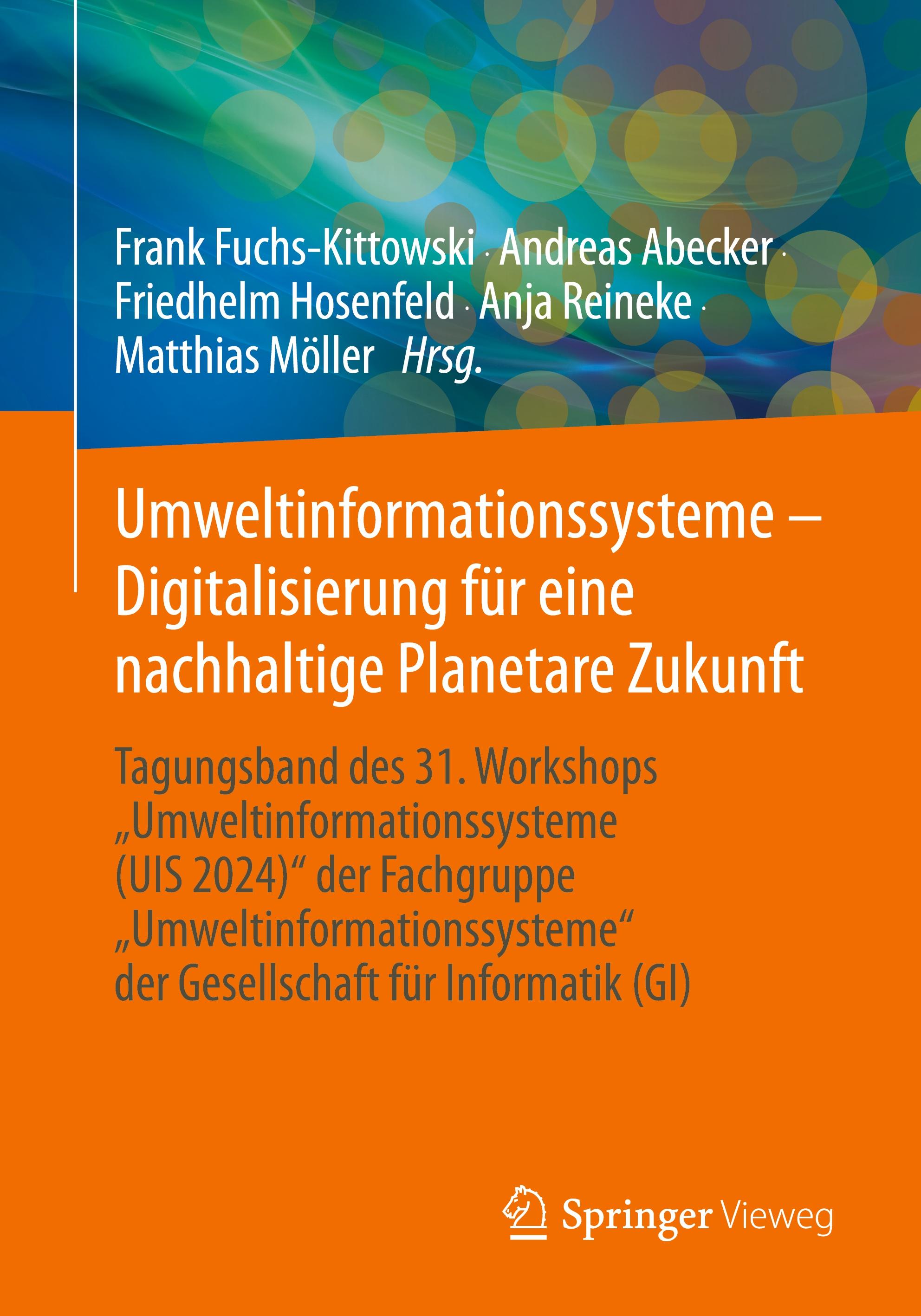 Vorderes Coverbild Umweltinformationssysteme - Digitalisierung für eine nachhaltige Planetare Zukunft