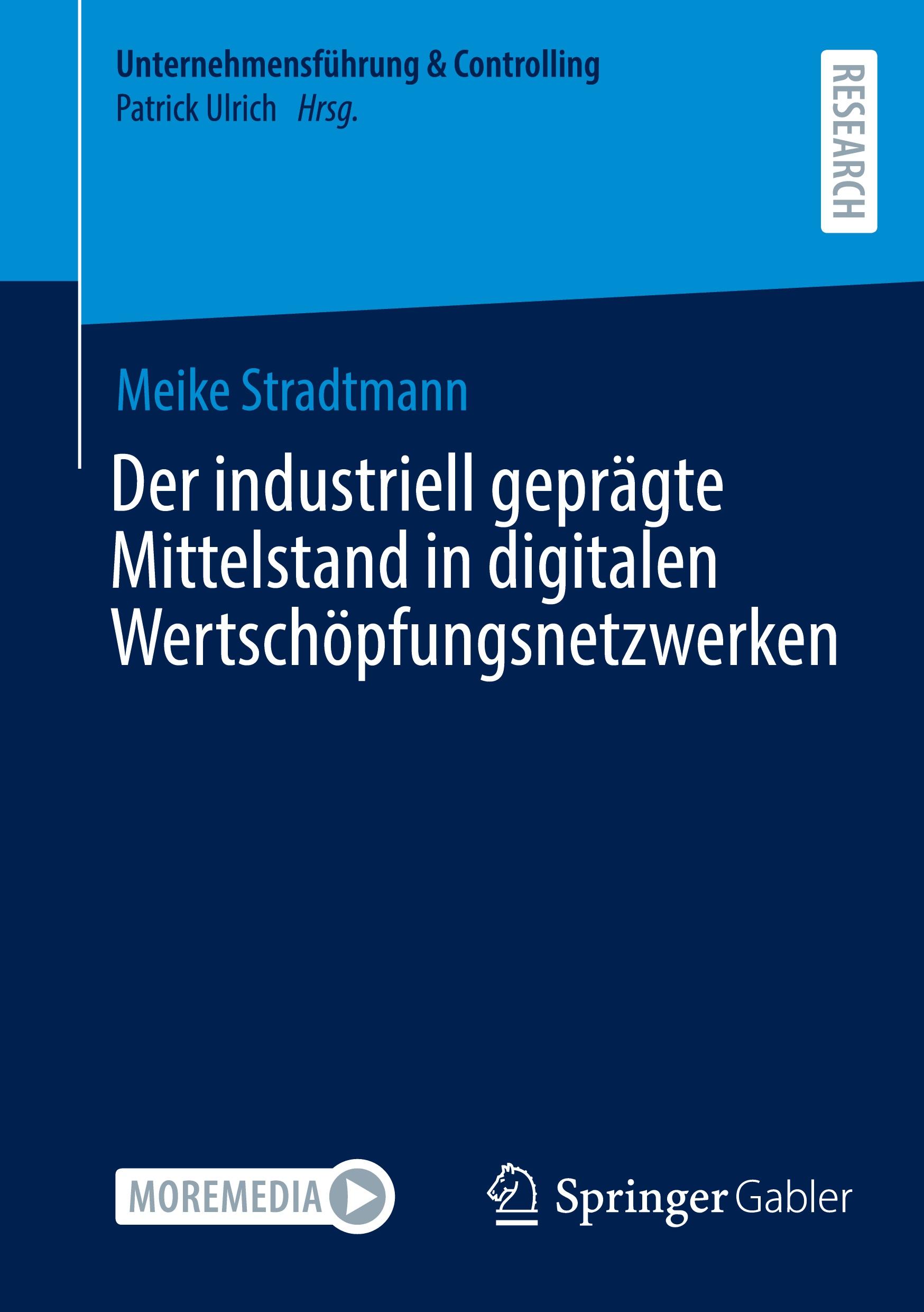 Vorderes Coverbild Der industriell geprägte Mittelstand in digitalen Wertschöpfungsnetzwerken