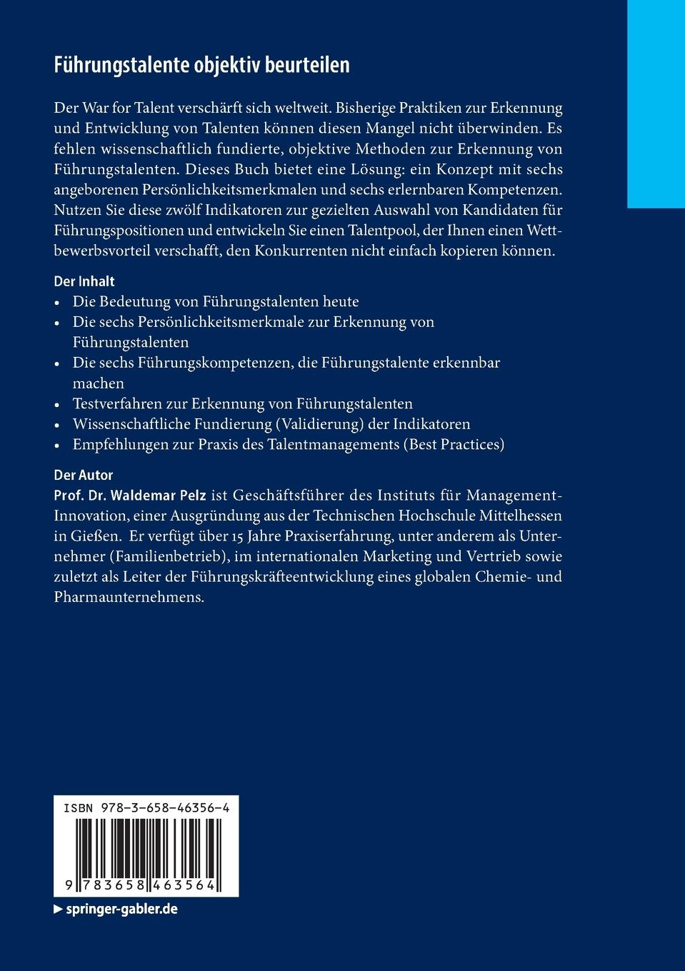 Rückseitencover Führungstalente objektiv beurteilen