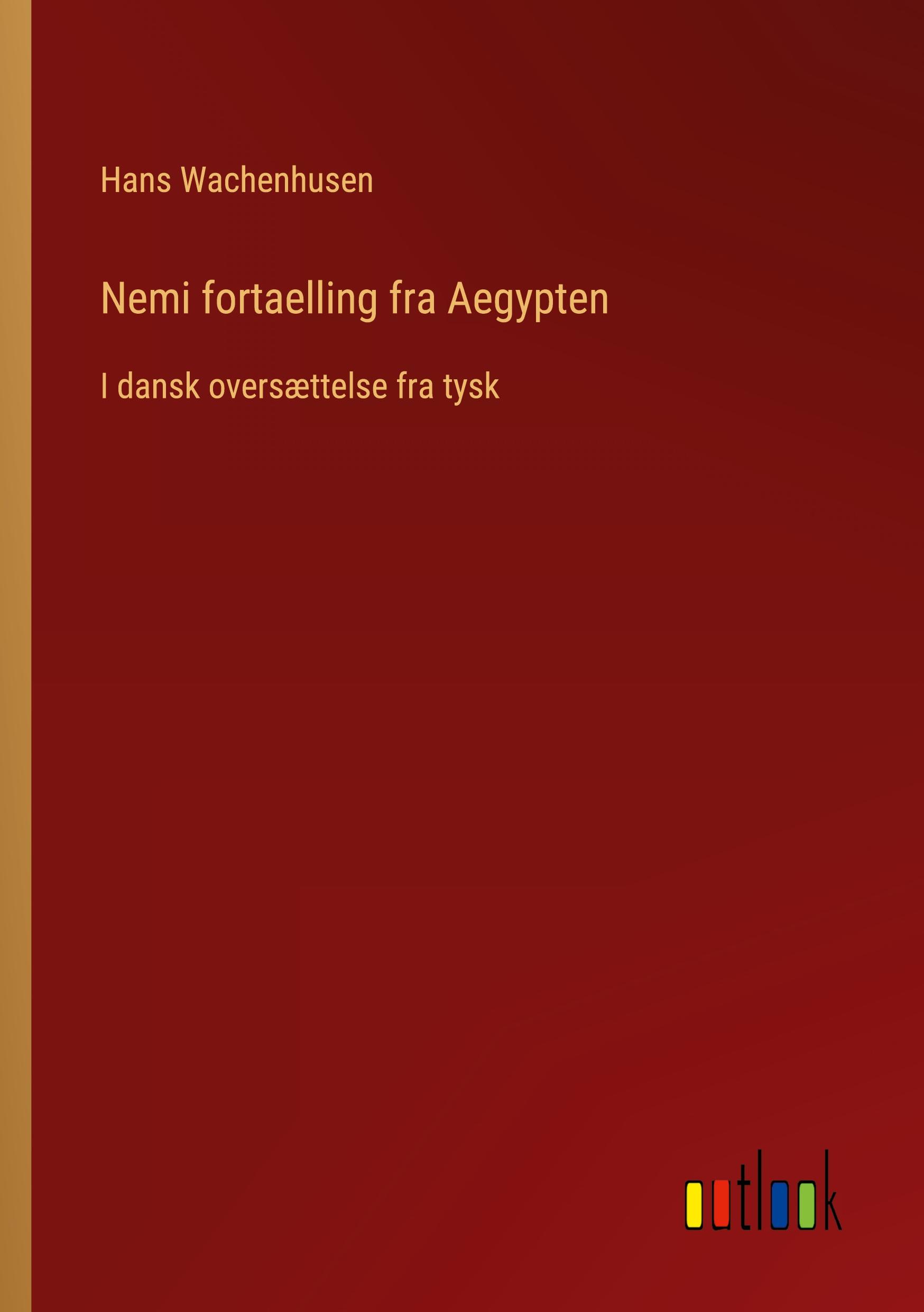 Vorderes Coverbild Nemi fortaelling fra Aegypten