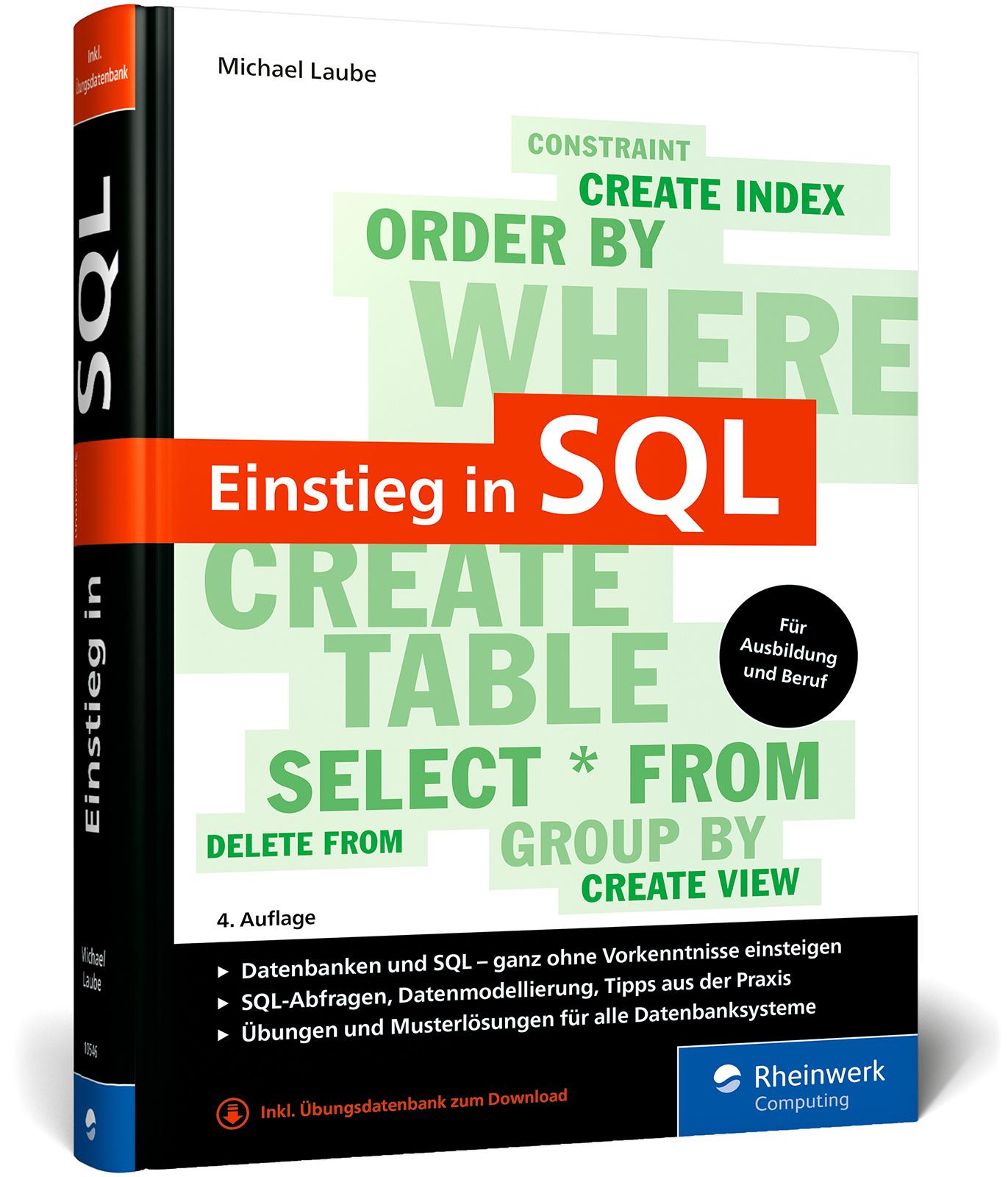 Vorderes Coverbild Einstieg in SQL
