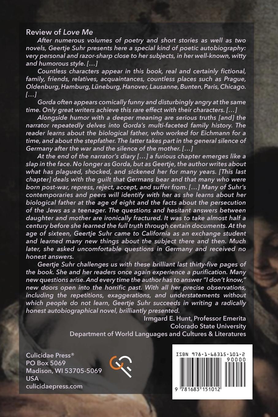 Rückseitencover Love Me, Your Daughter