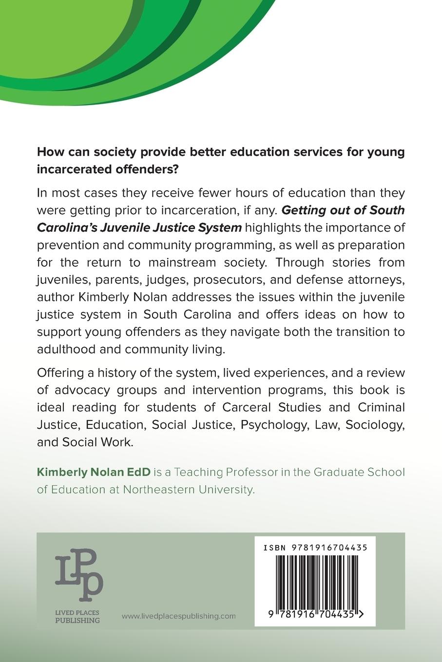 Rückseitencover Getting out of South Carolina's Juvenile Justice System
