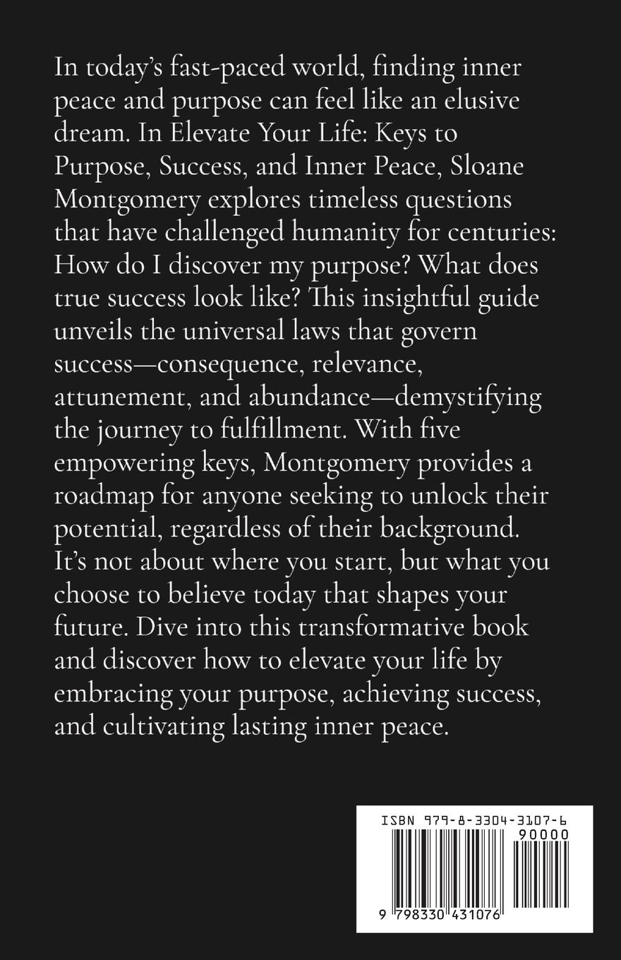 Rückseitencover Elevate Your Life