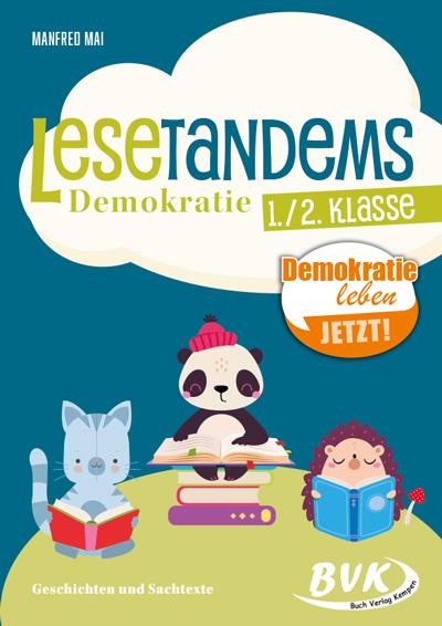 Vorderes Coverbild Lesetandems Demokratie 1./2. Klasse