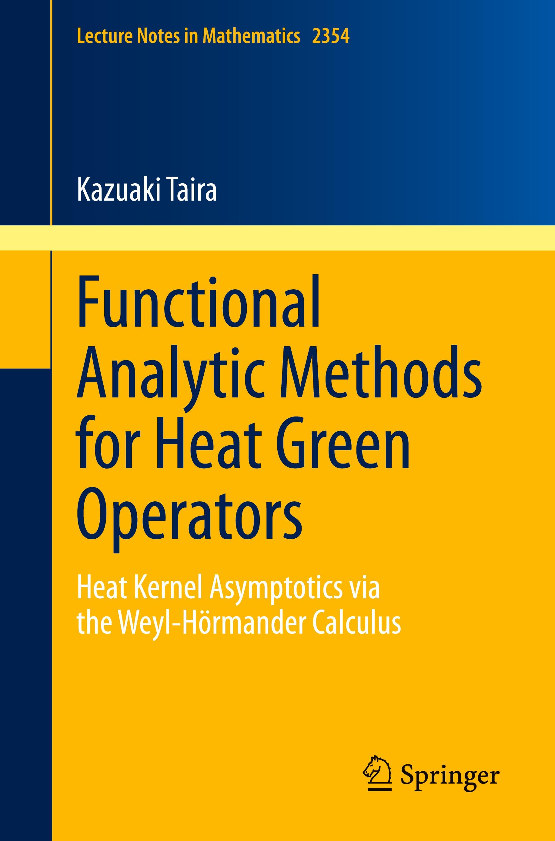 Vorderes Coverbild Functional Analytic Methods for Heat Green Operators