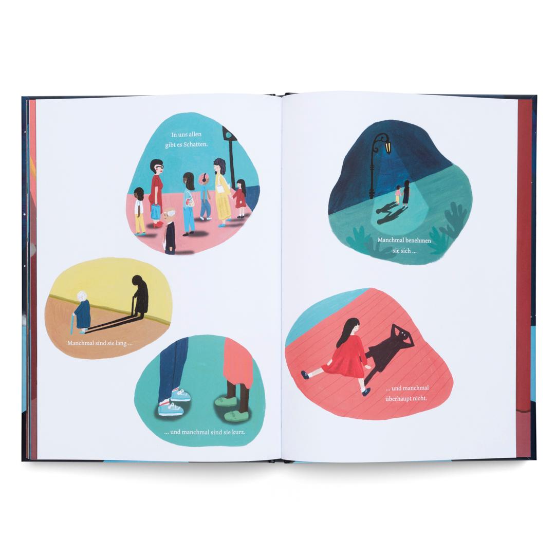 Beispielinhalt (Bild) Zirkus der Schatten - Ein magisches Bilderbuch über Gefühle, Angst und Mut für Kinder ab 4 Jahren