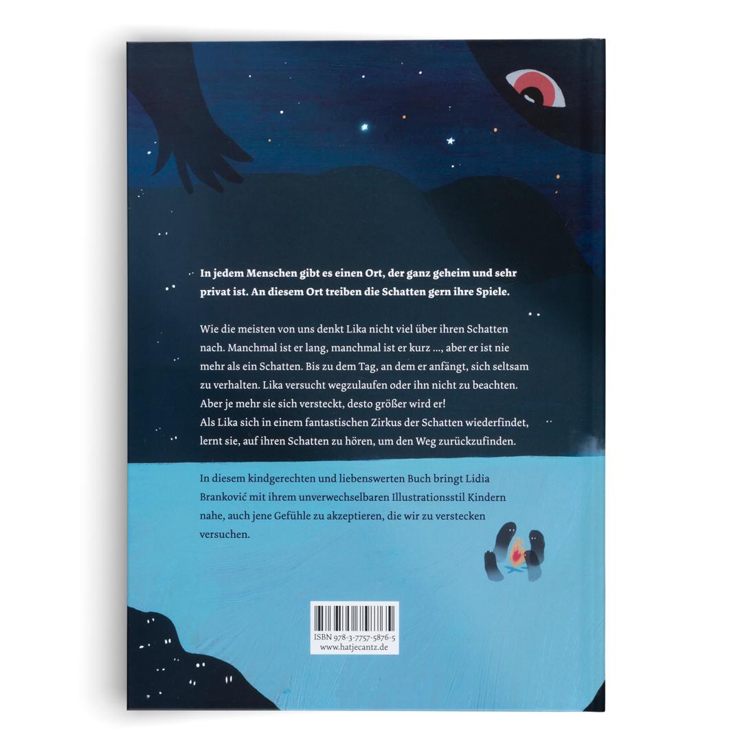 Beispielinhalt (Bild) Zirkus der Schatten - Ein magisches Bilderbuch über Gefühle, Angst und Mut für Kinder ab 4 Jahren