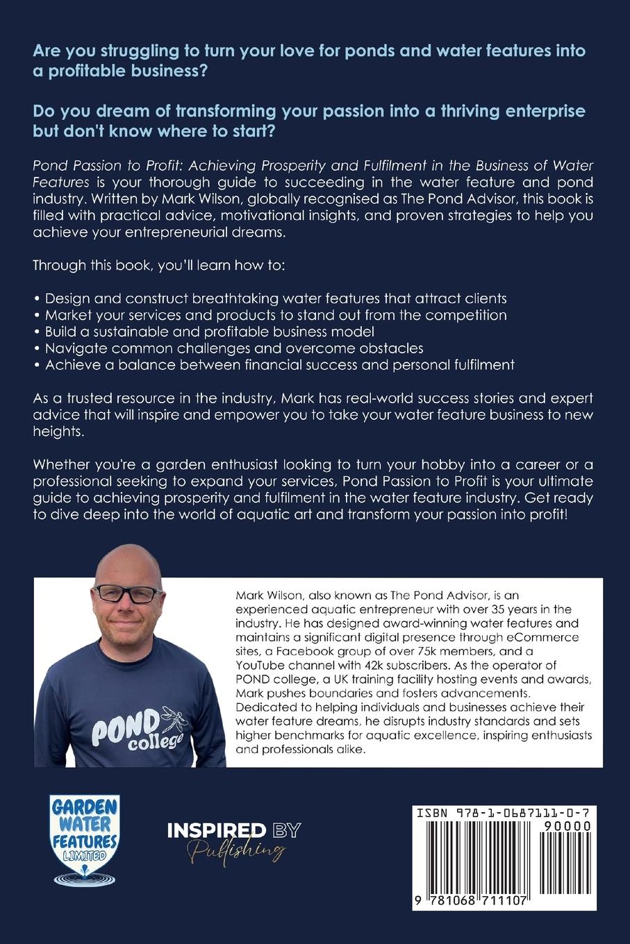 Rückseitencover Pond Passion To Profit