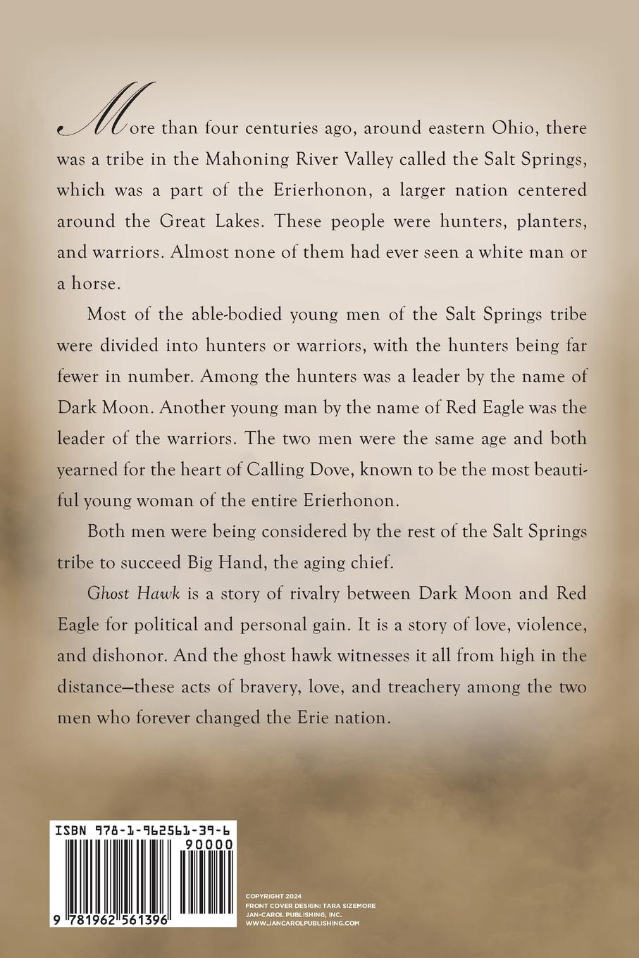 Rückseitencover The Ghost Hawk