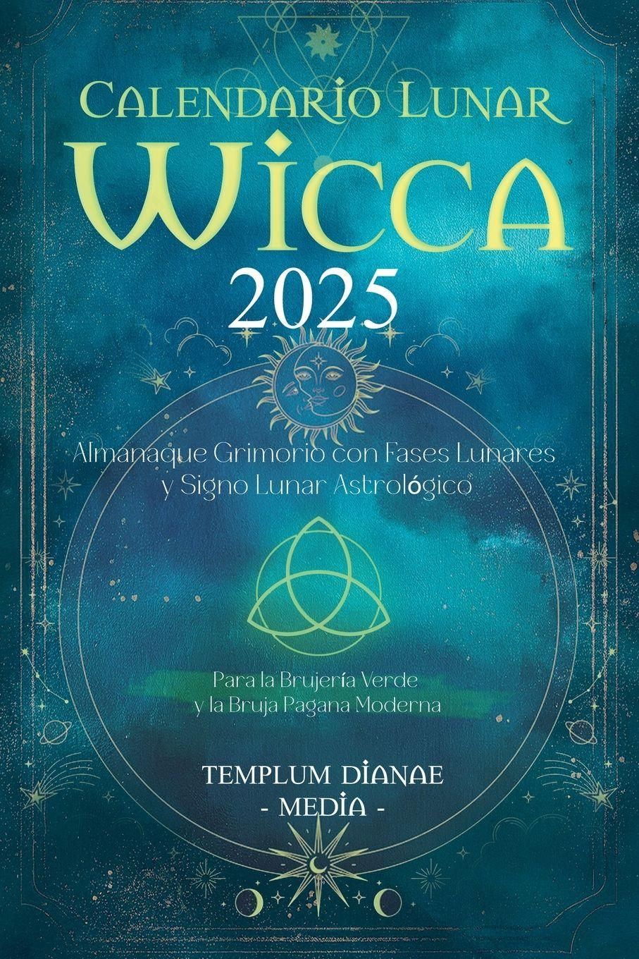 Vorderes Coverbild Calendario Lunar Wicca - 2025
